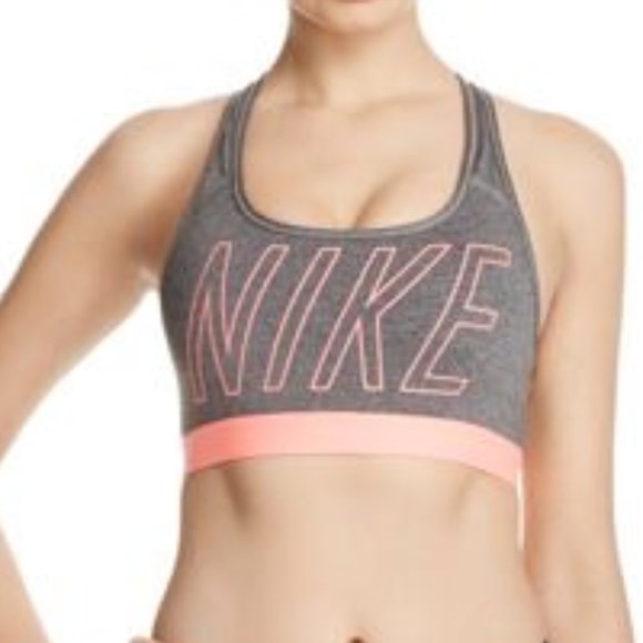 Nike Pro Classic Logo Sports Bra - Picture 2 of 5